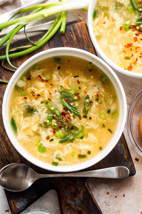 THE BEST Egg Drop Soup Recipe! High PROTEIN, SUPER EASY!